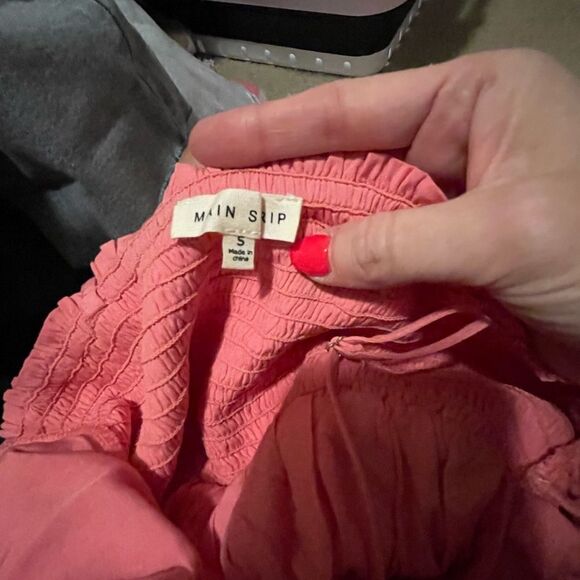 Coral Asymmetrical sundress  - Picture 4 of 4